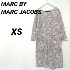 MARC BY MARC JACOBS 総柄ドットコットンニットワンピース 花柄