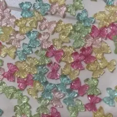 ②⓪【100個】　　ネイルパーツ　デコパーツ　リボン　ハンドメイド　デコ　素材