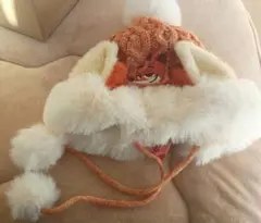 ⑤Disney ズートピア ニックのフワフワニット帽子　防寒