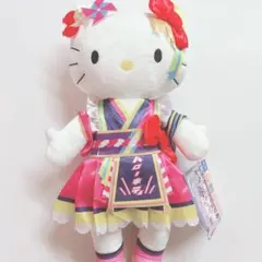 ピューロランドコラボレーション ライブキャラBIGぬいぐるみ ハローキティ