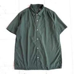 山と道 bamboo short sleeve shirt 緑 グリーン Mのサムネイル