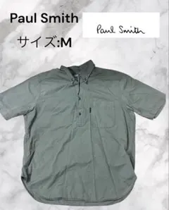 Paul Smith（ポールスミス）半袖シャツ Mサイズ／ポケット付き／美品