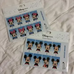 Disney store ステッカーコレクション ミッキー ミニー 2種のサムネイル