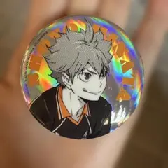 ハイキュー!! 日向翔陽 缶バッジ ホログラム