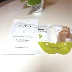 フットケア2点 EORA フットパック THEFACESHOP ピーリングのサムネイル
