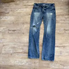HYSTERIC ダメージデニムパンツ W30 L32のサムネイル