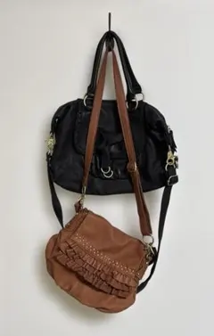 ショルダーバッグ　ancheri 牛革　バッグ