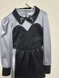 DimMoire ゴースト十時ドレス Gray
