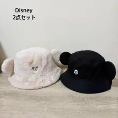 美品 東京ディズニーリゾート 耳付きバケットハット 2点セット