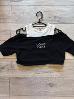 LOVE BOAT オフショルダー Tシャツ 150