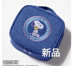SNOOPY ミラー付きバニティポーチGLOW 2025年5月号　スヌーピー