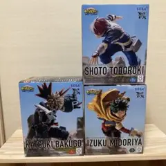 ヒロアカ xrosslink 緑谷出久 爆豪勝己 轟焦凍 フィギュア 3体セット