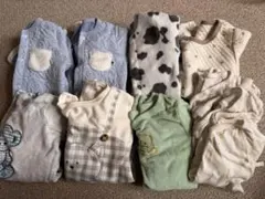 50-60ロンパース コンビ肌着3枚セット