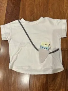 GU キッズ Tシャツ 90cm くま ポケット付きのサムネイル