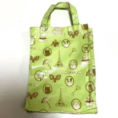 LADUREE トートバッグ 動物デザイン ビニール加工 ラデュレ