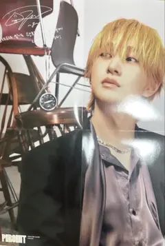 ONEW 2ND ALBUM PERCENT(99%ver)折り込みポスター①