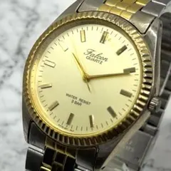 CITIZEN　新品電池　美品　腕時計　メンズ　ファルコン　Q&Q　ゴールドのサムネイル