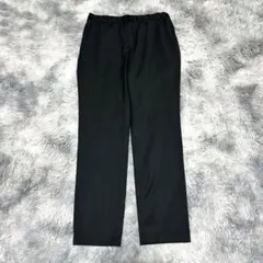 【グリーンレーベルリラクシング】イージーパンツ ダークグレー L【美品】