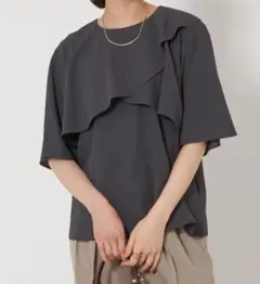 グリーンレーベルリラクシング　Breeze Cool ケープ ブラウスのサムネイル