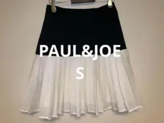 PAUL&JOE ポール&ジョー 膝丈スカート サイズ34 シルク混