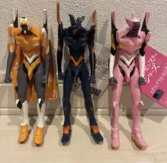 エヴァンゲリオン　新品　ソフビ人形　3体セット