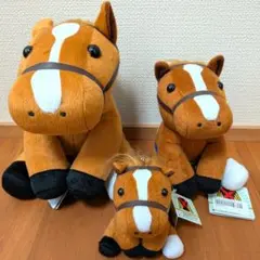 競馬 アイドルホース オルフェーヴル ぬいぐるみ 3体セット　全て生産終了品 競馬 アイドルホース オルフェーヴル ぬいぐるみ 3体セット 全て生産