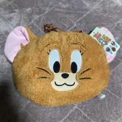 新品　トムとジェリー ジェリー 巾着付き3WAYブランケット