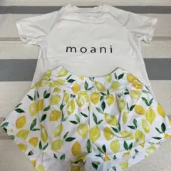 moani レモン柄 セパレート水着　150