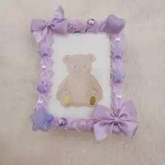 パープルのホイップデコ硬質トレカケース