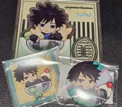 呪術廻戦 まるくじ ちゃぽんっ！ アクリルスタンド 缶バッジ ステッカー 伏黒恵