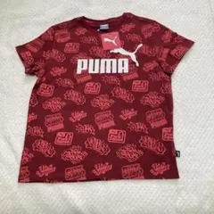 【未使用】プーマ・グラつフィクTシャツ・赤　150㎝