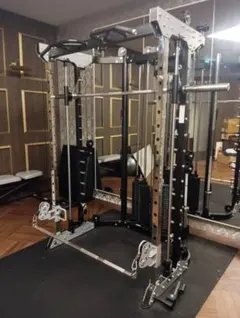 美品/24年末購入】IROTEC スミスマシン・ベンチ・85kgプレートセット