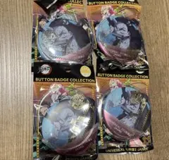 2024 USJ限定　刀鍛冶の里編　鬼滅の刃 缶バッジ　竈門ねずこ 4点セット