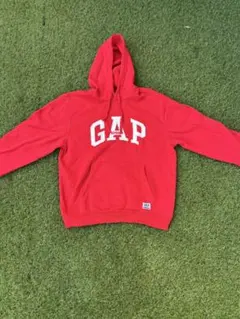 GAP 赤 フード付きパーカー30周年