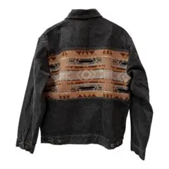 値下げ ペンドルトン PENDLETON ネイティブ柄 ブラックデニム Gジャン