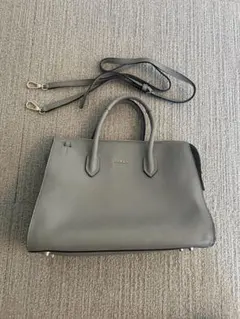 FURLA ショルダーベルト付きハンドバッグ