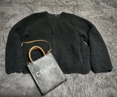 UNIQLO ユニクロ ボアブルゾン アウター ブラックMジップアップ