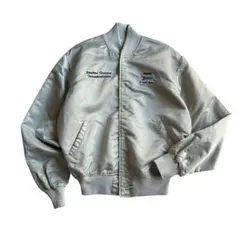 アムトラック 企業ロゴ USA製 ユニフォームジャケット サテンスタジャン短丈のサムネイル