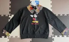 新品 ミッキーマウス 襟付きトレーナー 130