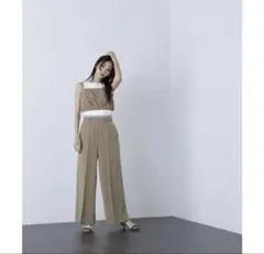 ナチュラルビューティベーシック　ビスチェ＆レイヤードライクパンツ　ビスチェのみのサムネイル