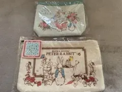 ピーターラビット ポーチ 2点セット