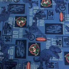ジュラシックワールド　恐竜　ティラノサウルス　ハギレ生地