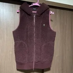 Gymphlex ボアフードベスト L バーガンディ