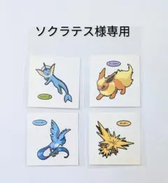 ソクラテス様専用　ポケモンパンシール