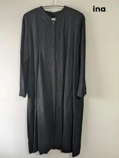 ina ワンピース　ブラック　フォーマルにも！