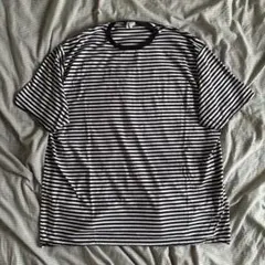 YAECA 黒白ボーダー Tシャツ Lサイズ