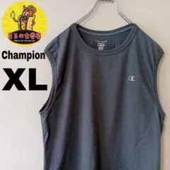 USA古着 Champion　ノースリーブXL　グレーのサムネイル