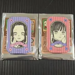 鬼滅の刃　JSC限定　スクエア缶バッジ　スタンド付き　胡蝶しのぶ　栗花落カナヲ