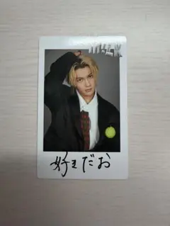 M!LK SMILE POP 佐野勇斗 チェキ風トレカ