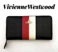 新品✦人気】Vivienne Westwood 長財布 黒＆赤白 定番 高級